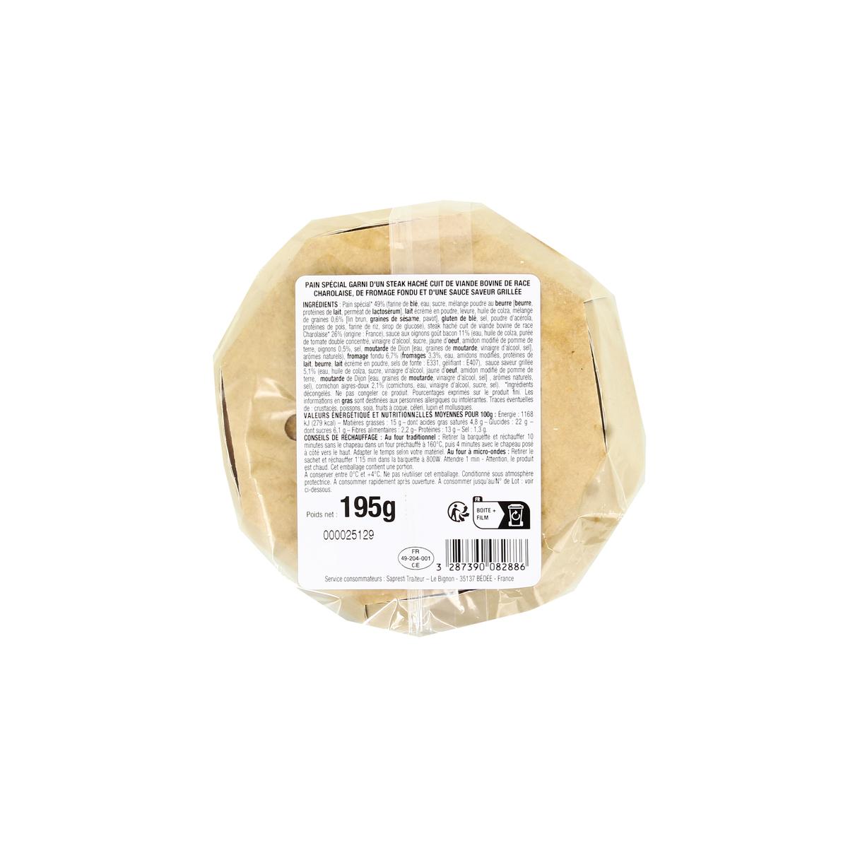 3287390082886 - Sapresti - Burger Bistro Boeuf Charolais