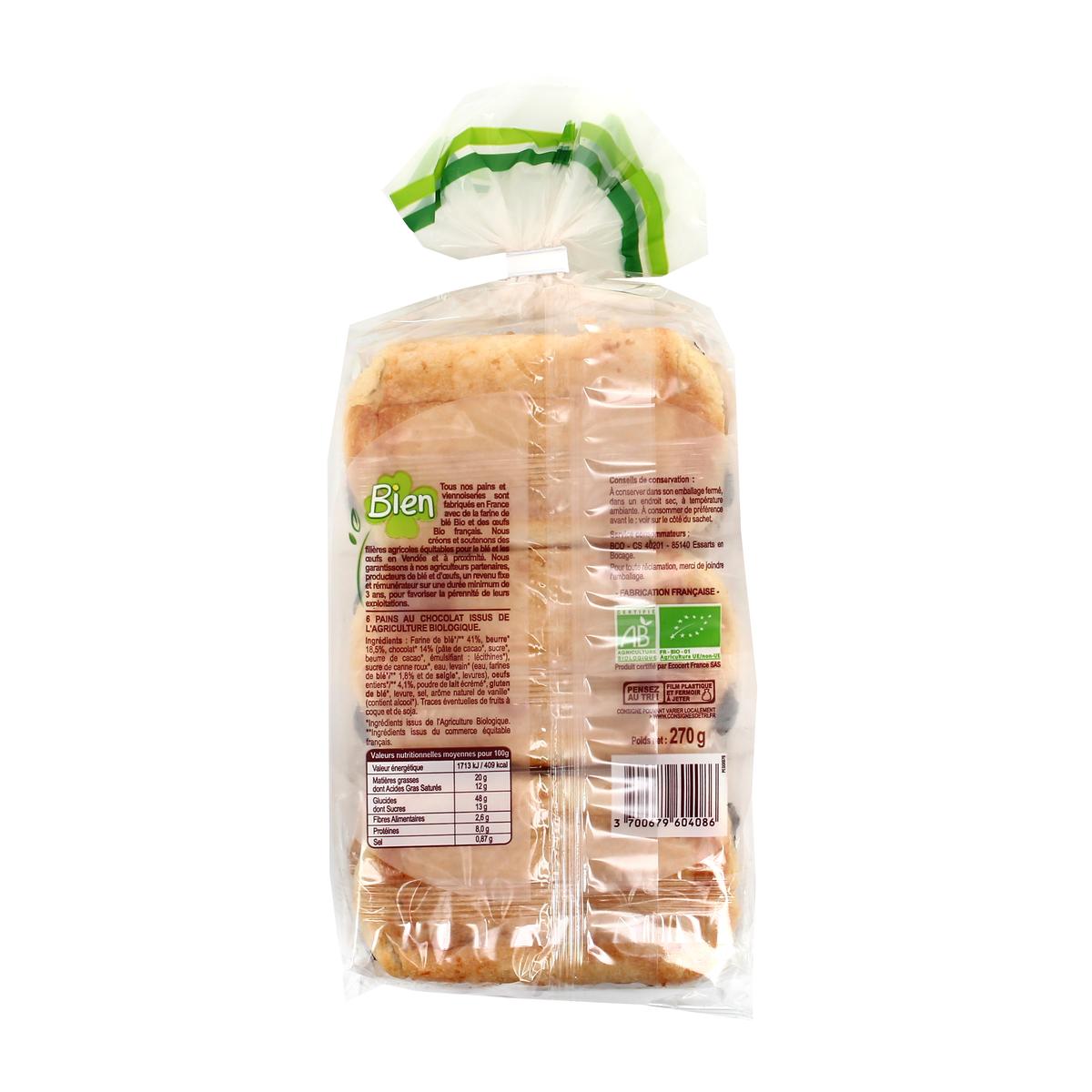 3700679604086 - Bien - Pain au Chocolat Bio