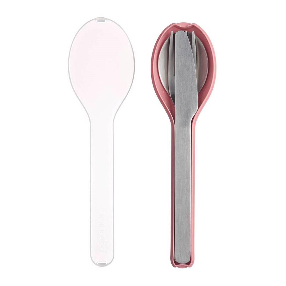 8711269934686 - Mepal - Set de 3 couverts inox Ellipse - nordic pink
