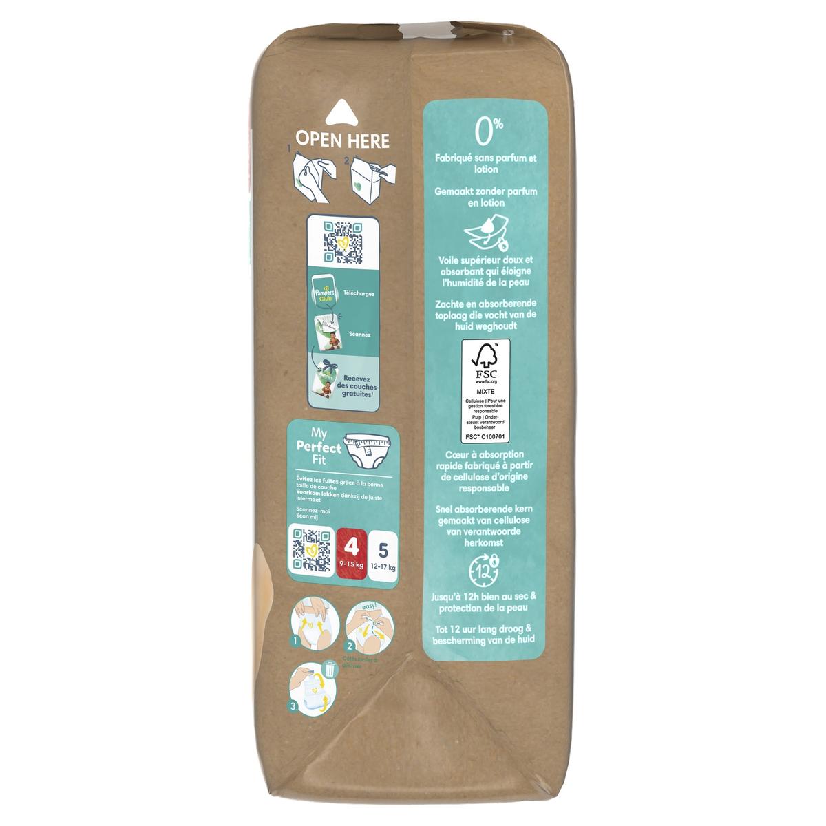8700216705486 - Pampers Harmonie Pants - Couches Culottes Bébés Harmonie Pants T4 9-15kg