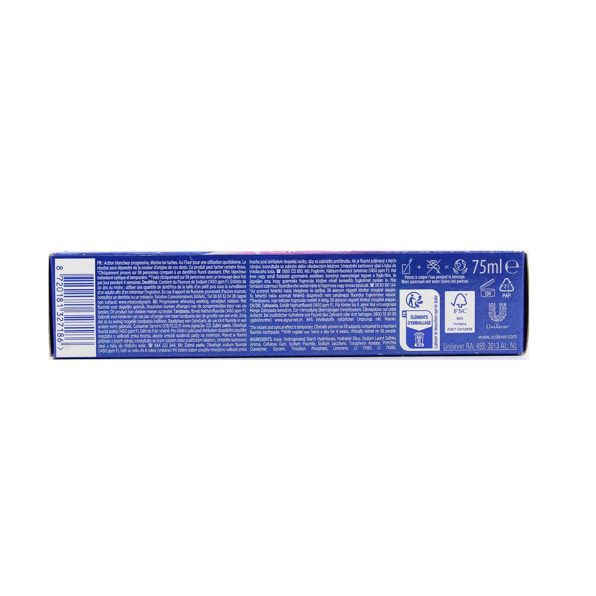 8720181327186 - Signal - Dentifrice Anti-Jaunissement White Now Time Correct
