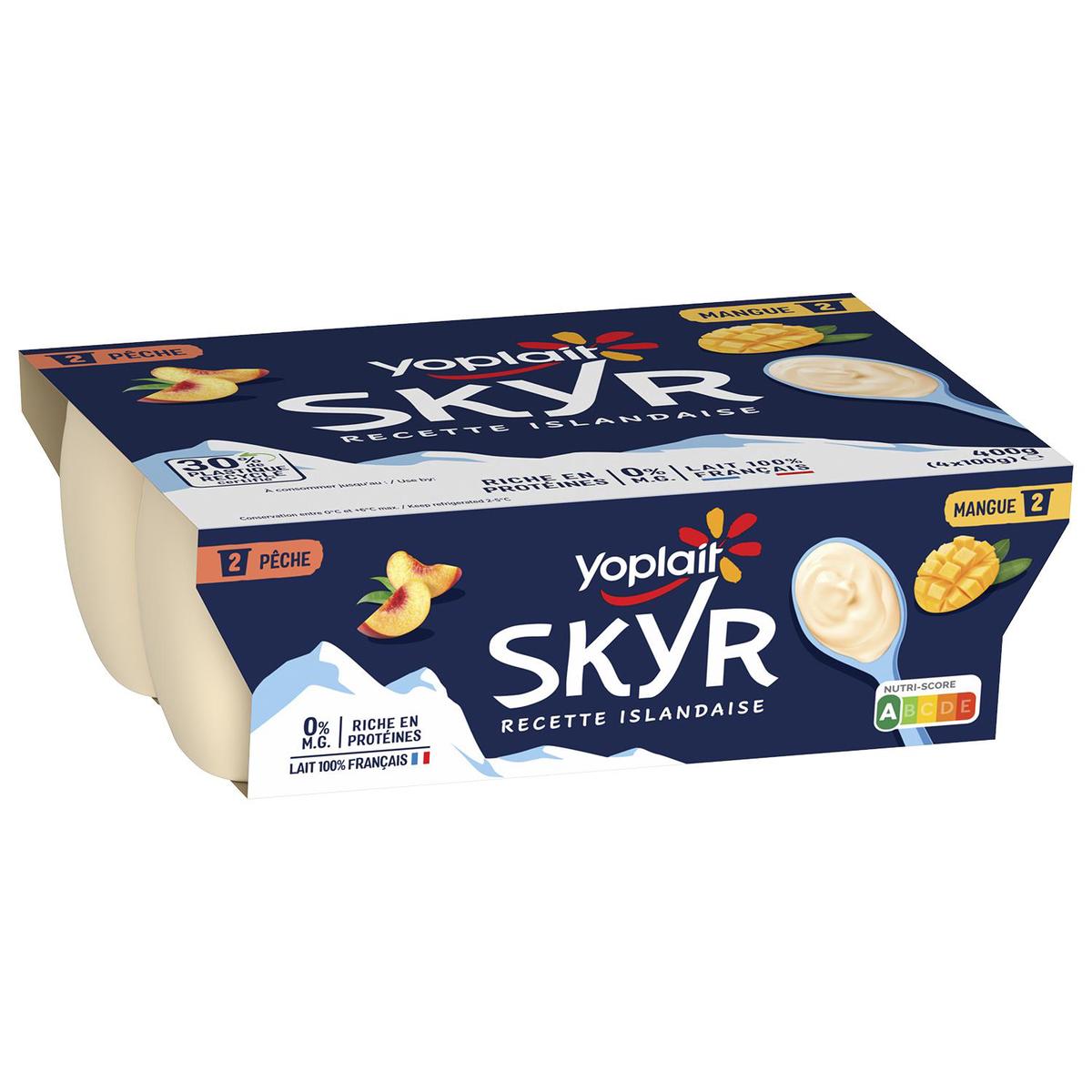 3329770087286 - Yoplait - Skyr Pêche Mangue 0%mg