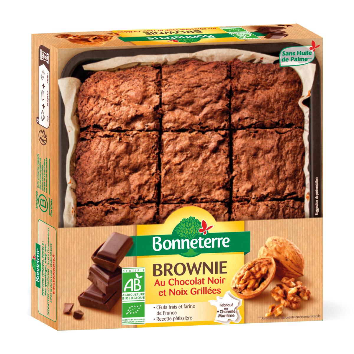 3396411227486 - Bonneterre - Brownie bio chocolat noir et noix