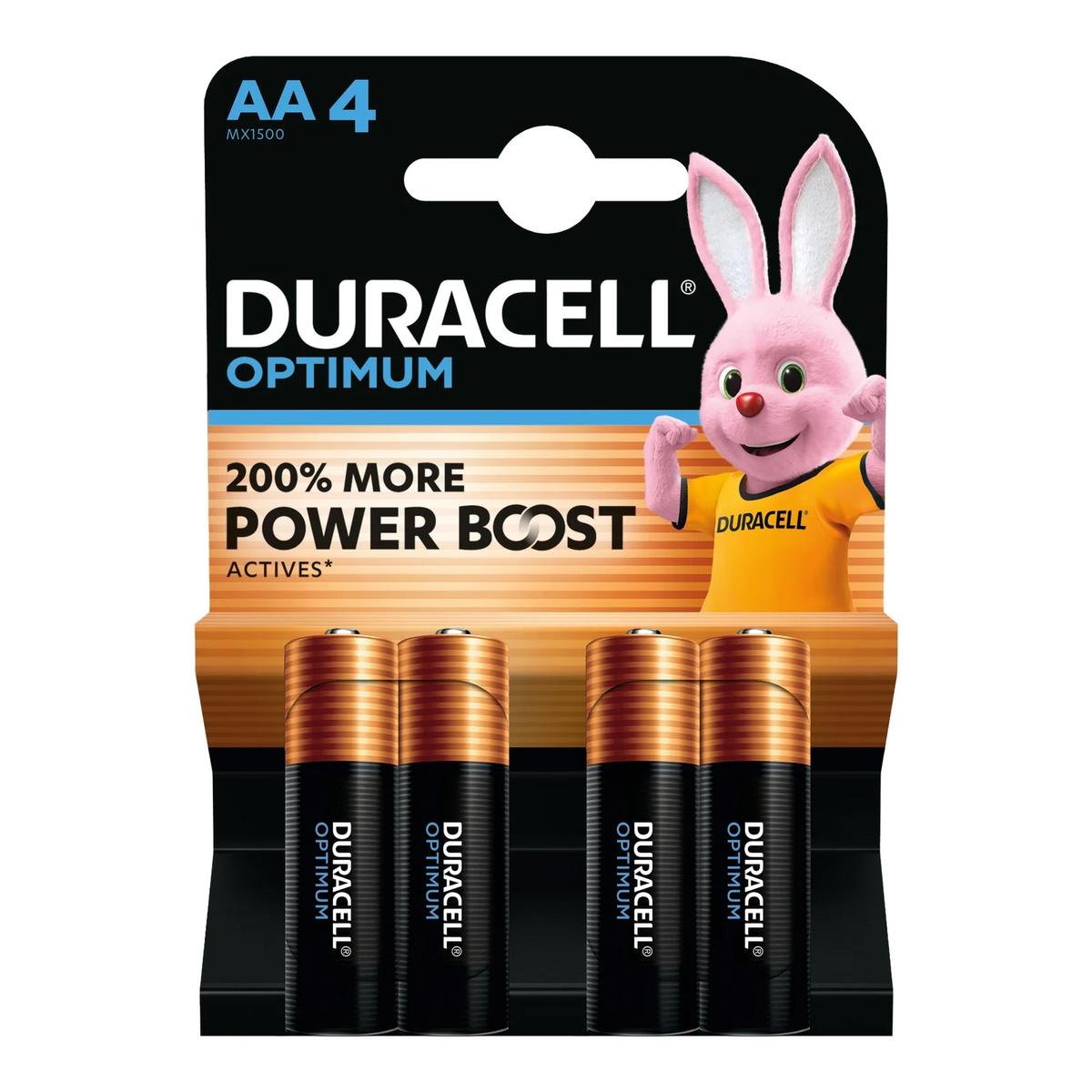 5000394137486 - Duracell - 4 Piles LR06 / AA Alcaline Optimum