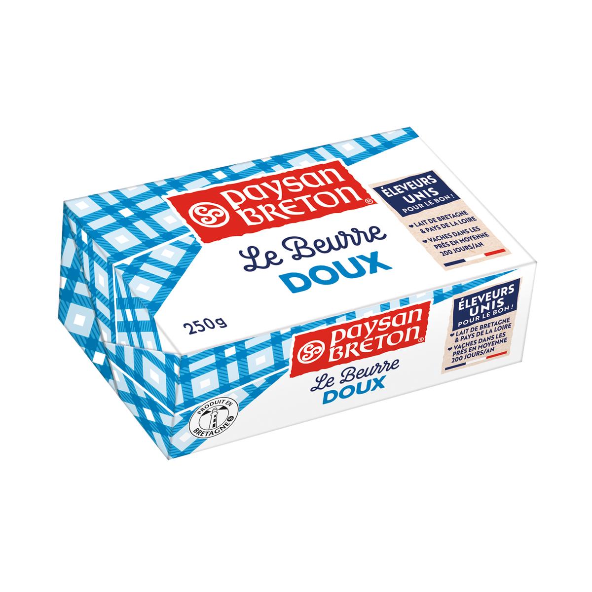 3412290027686 - Paysan Breton - Beurre doux plaquette