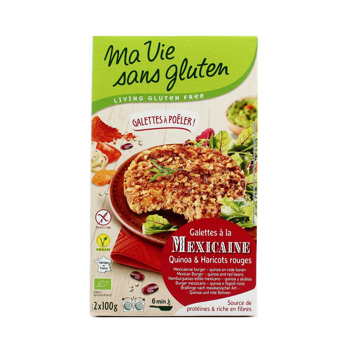 3380380068386 - Ma Vie Sans Gluten - Galettes Quinoa & Haricot rouge bio