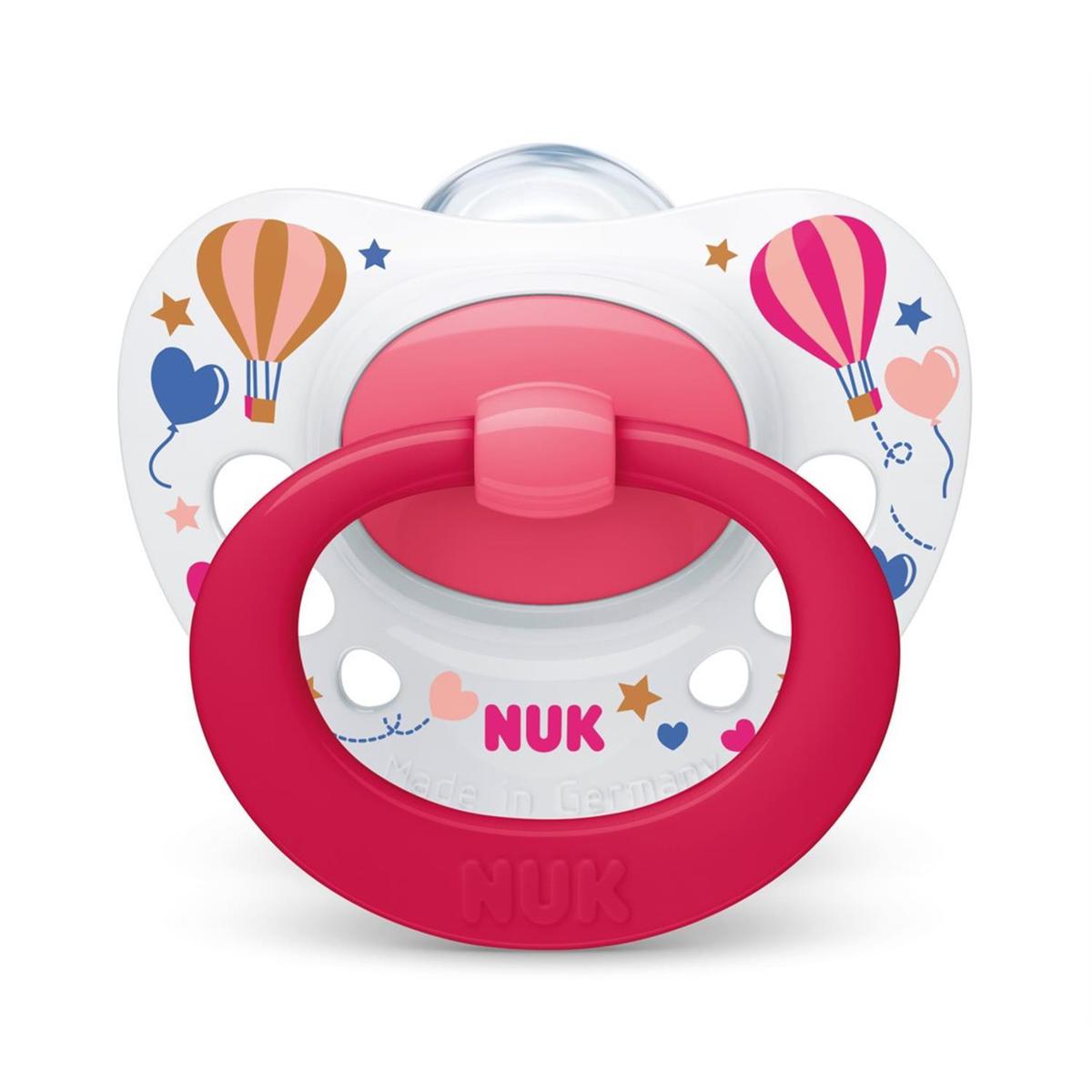 NUK 2 Sucettes CLASSIC Silicone 0-6m Mixte - Cdiscount Puériculture & Eveil  bébé