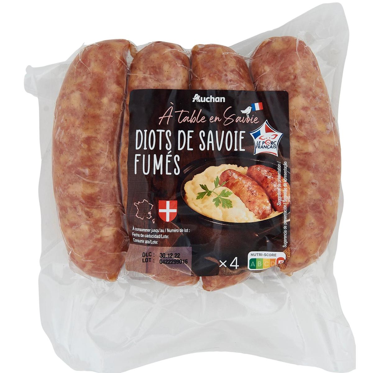 3596710450787 - Auchan Terroir - Diots de Savoie Fumés