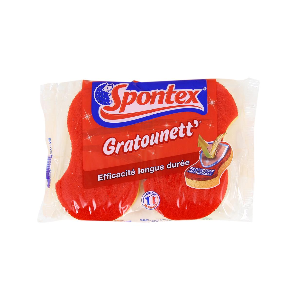 Eponge grattante SPONTEX Paquet de 10 Eponges