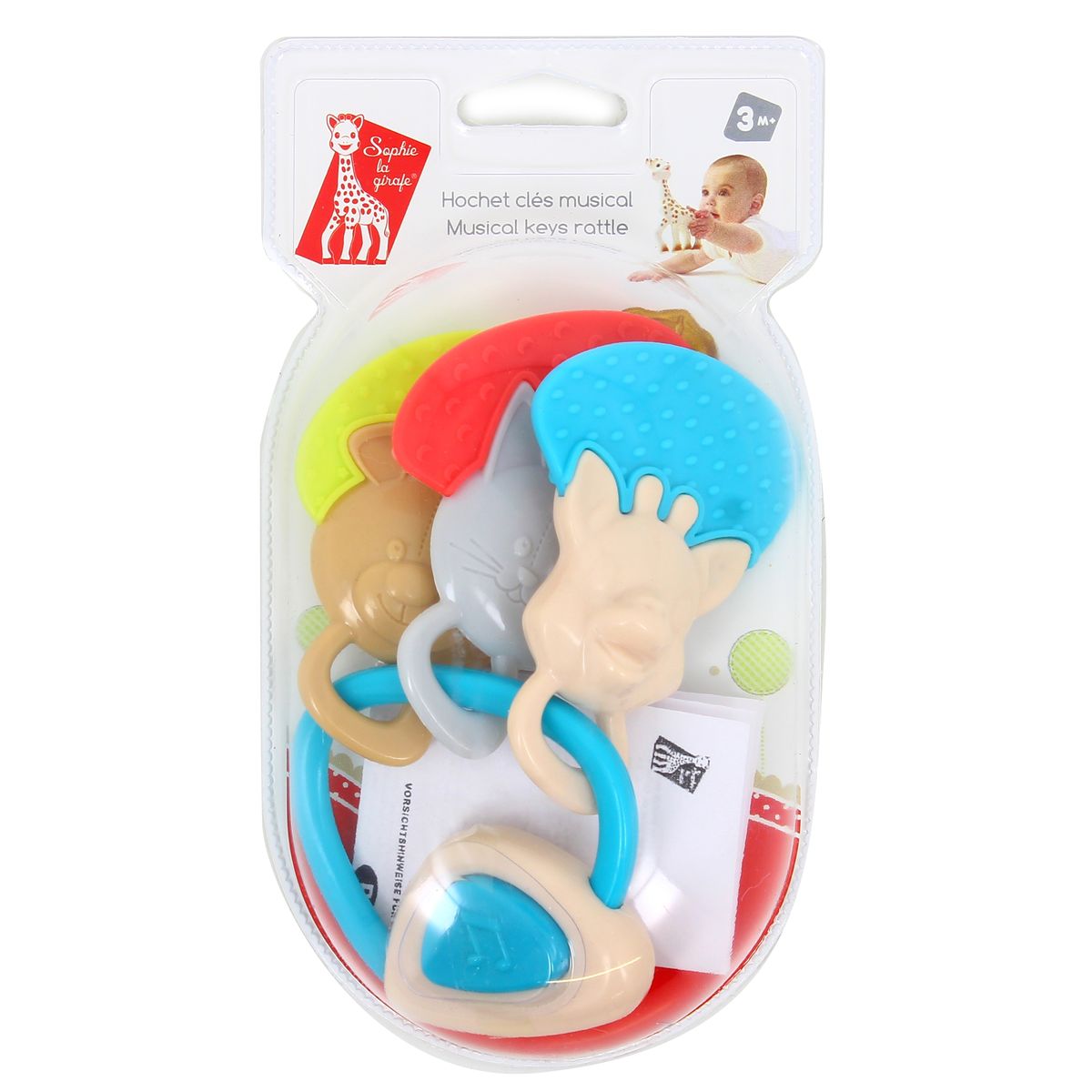 3056562001587 - Vulli - Hochet clés musicales Sophie la girafe