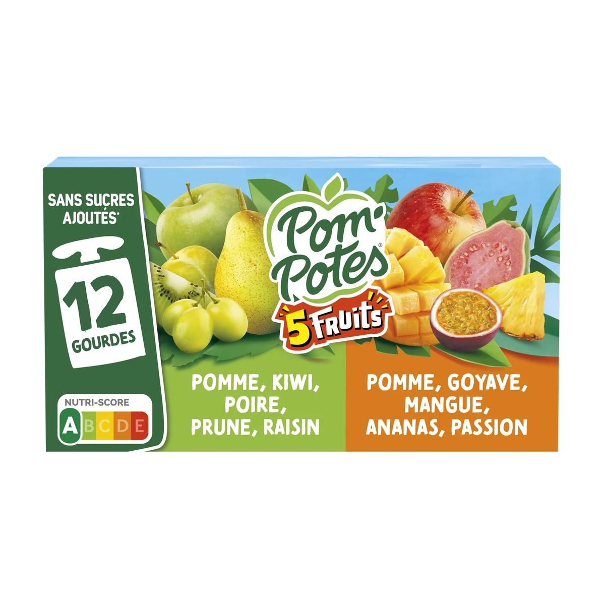 3021762512287 - Pom'Potes - Materne - Compote 5 fruits