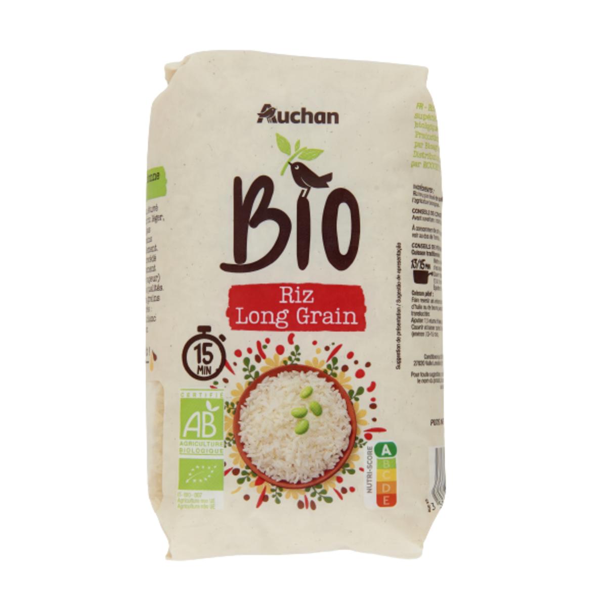 3596710463787 - Auchan BIO - Riz Long grain incollable Bio