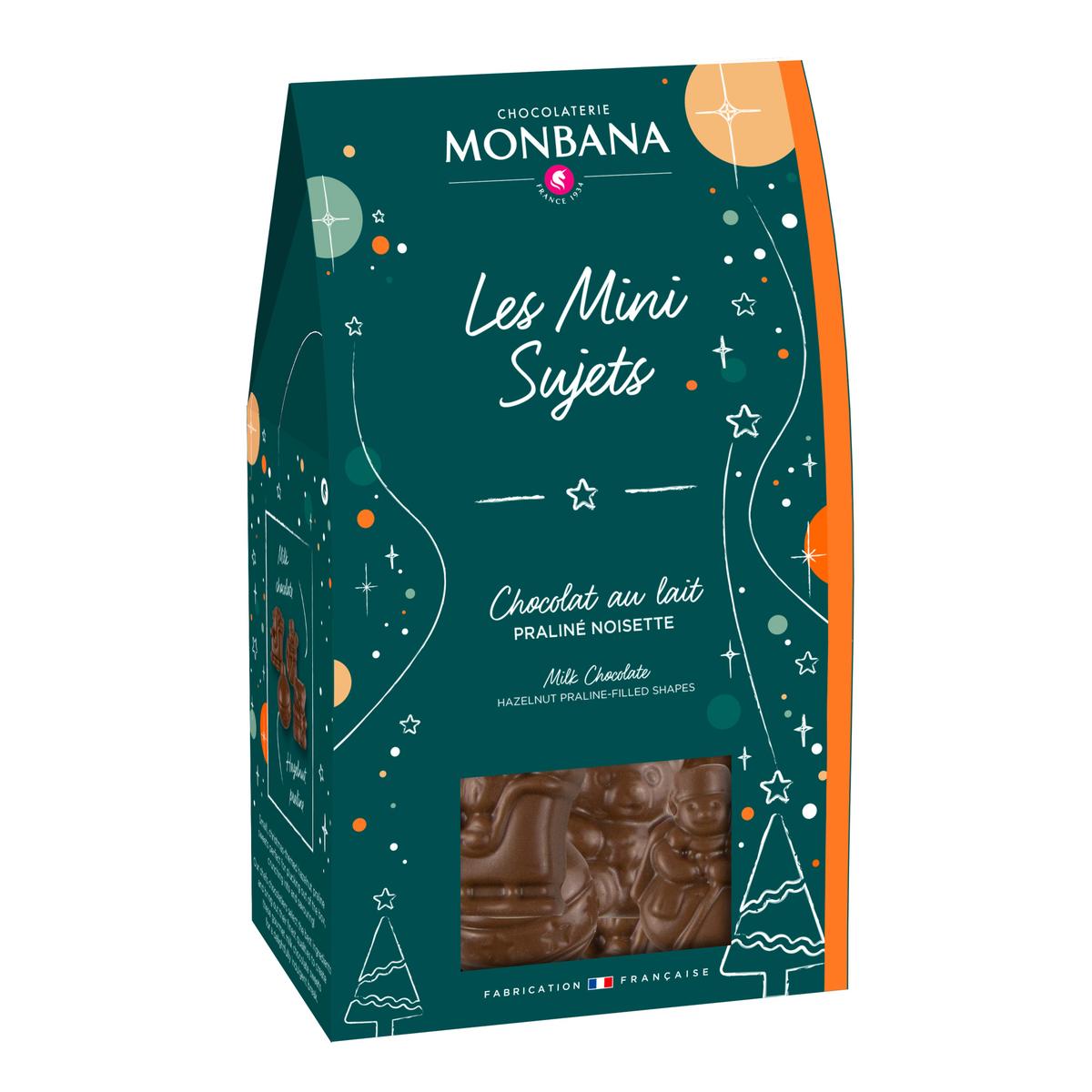 3474341104487 - Chocolaterie Monbana - Les Mini-sujets de Noël au Chocolat au Lait