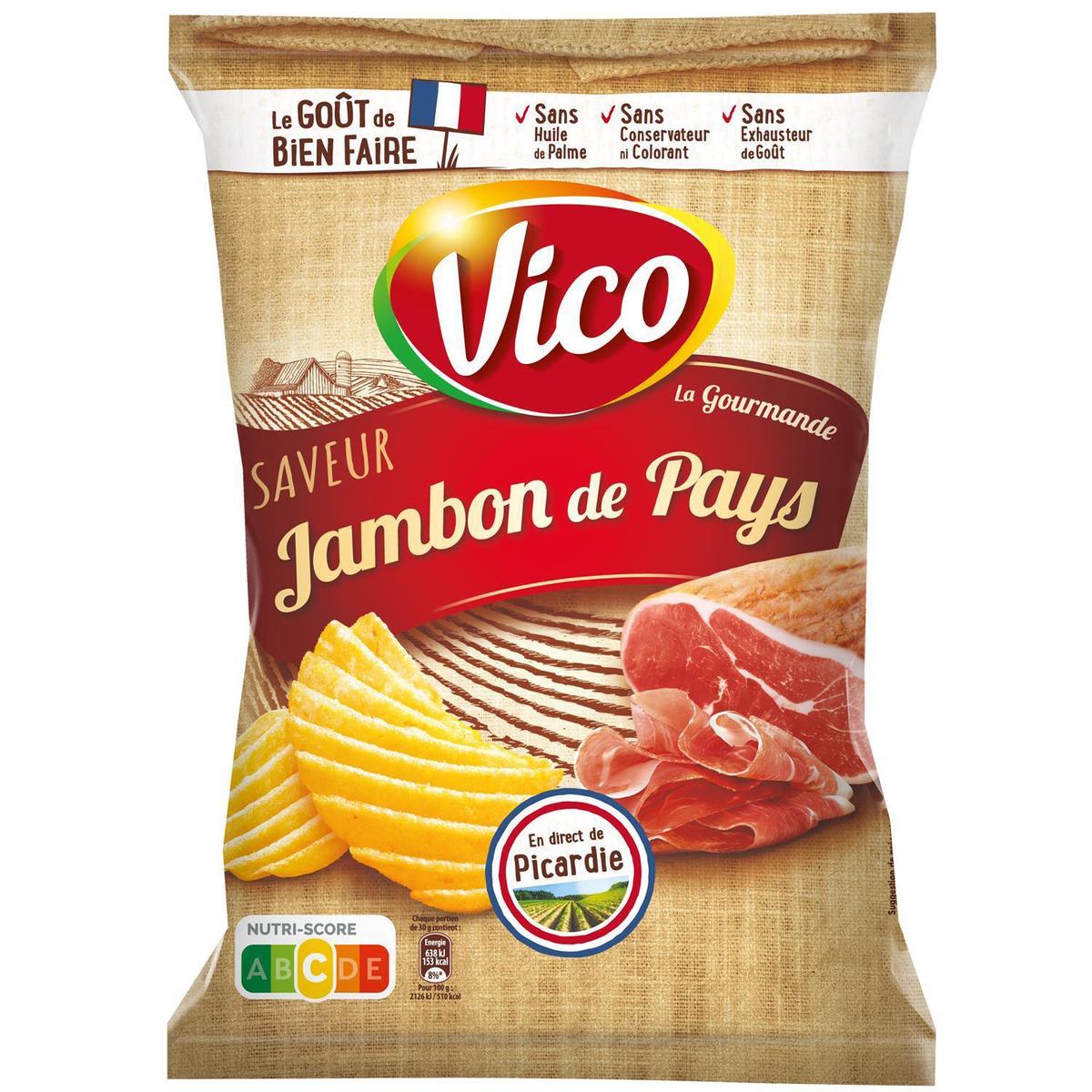 3336971906087 - Vico - Chips gourmande Jambon de pays