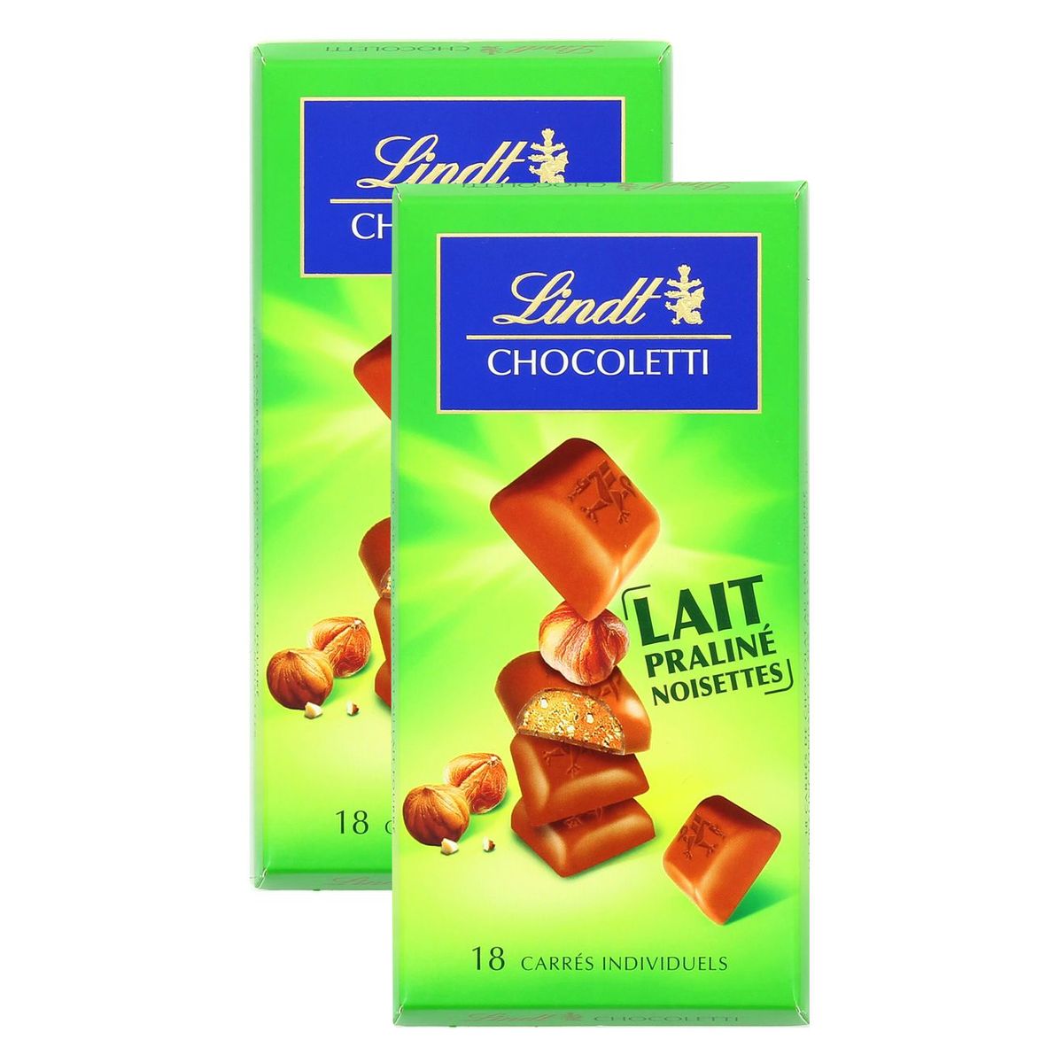 Chocolats Lindor Noisette 125 g