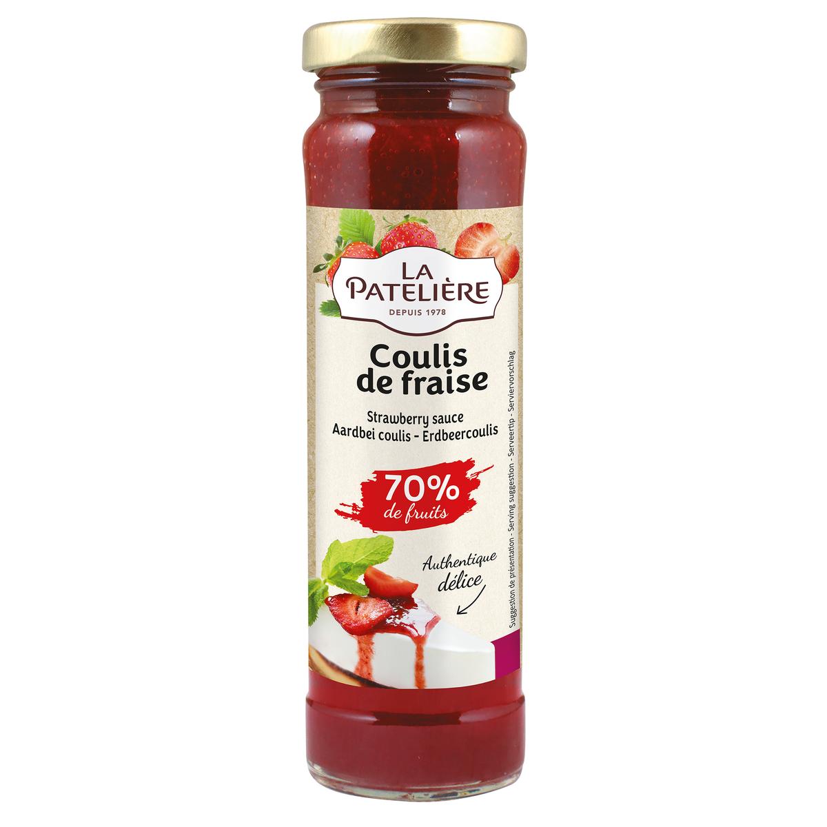 3278584120088 - La Patelière - Coulis de Fraise 70%                                                        