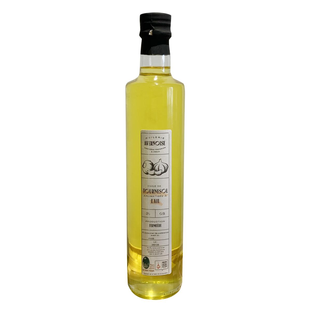 3760208450188 - L'huile d'Avernes - Huile de Tournesol aromatisée à l'Ail