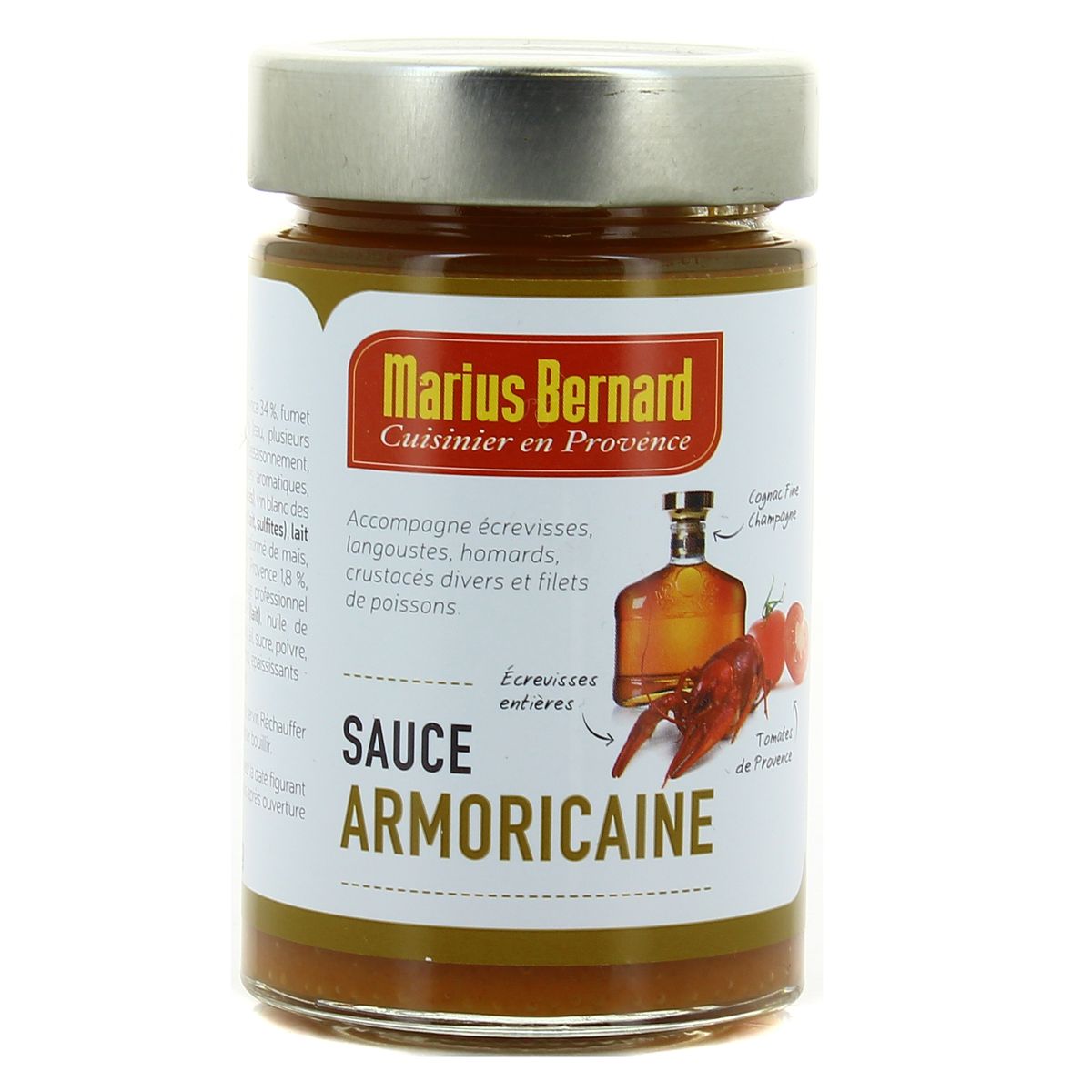 Marius Bernard Sauce armoricaine, 190g houra.fr