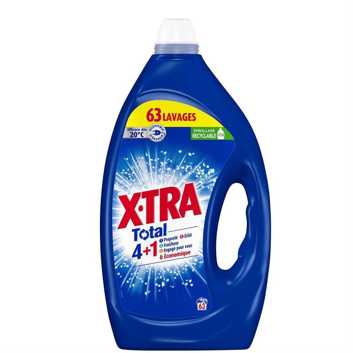3178041363488 - X Tra - Lessive Liquide 4en1 63 lavages