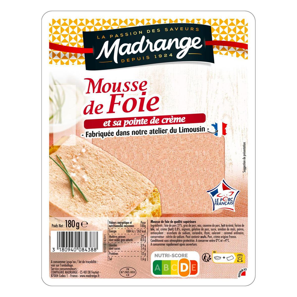 3180940084388 - Madrange - Mousse de Foie