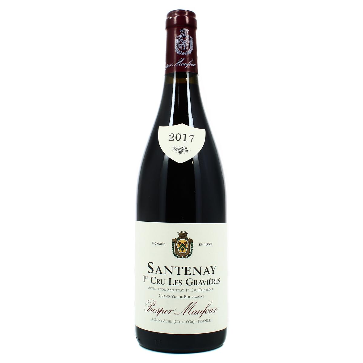 3491330006188 - Santenay 1er Cru Les Gravières Rouge AOC - Prosper Maufoux