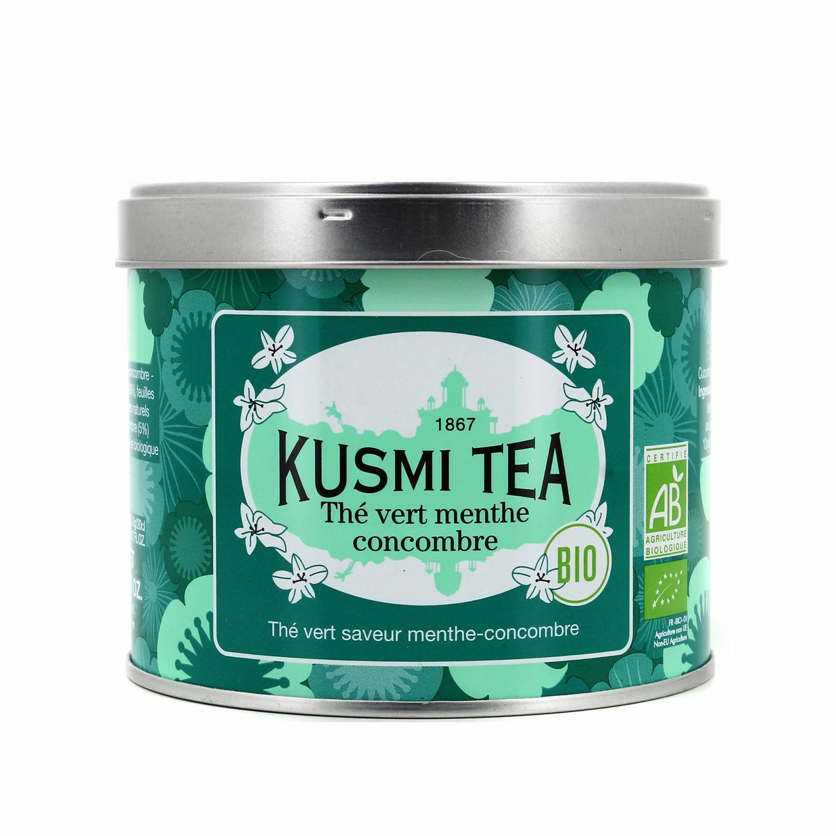 Achat / Vente Promotion Kusmi Tea Thé vert menthe concombre bio, 100g