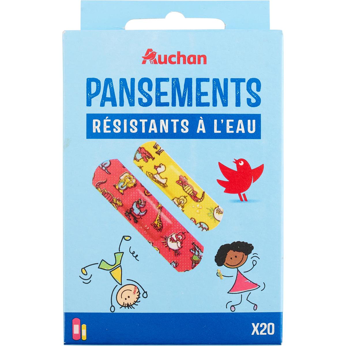 4042441009088 - Auchan - Pansement enfant résistant à l'eau 2 tailles