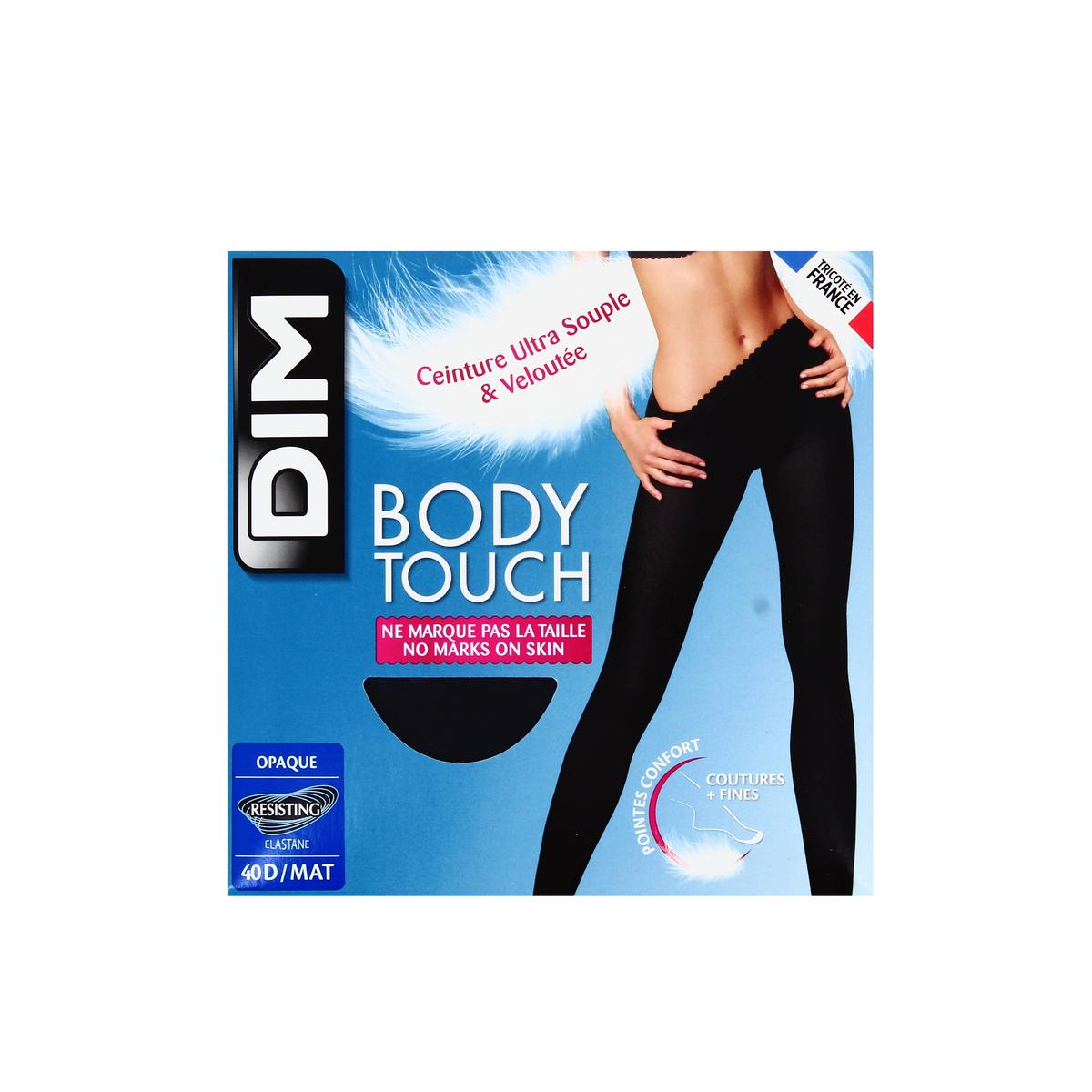 DIM Collant Body Touch Sensazione Nudo, Opachi Donna Senza Cuciture, Cintura Morbida Vellutata, 1 Paio