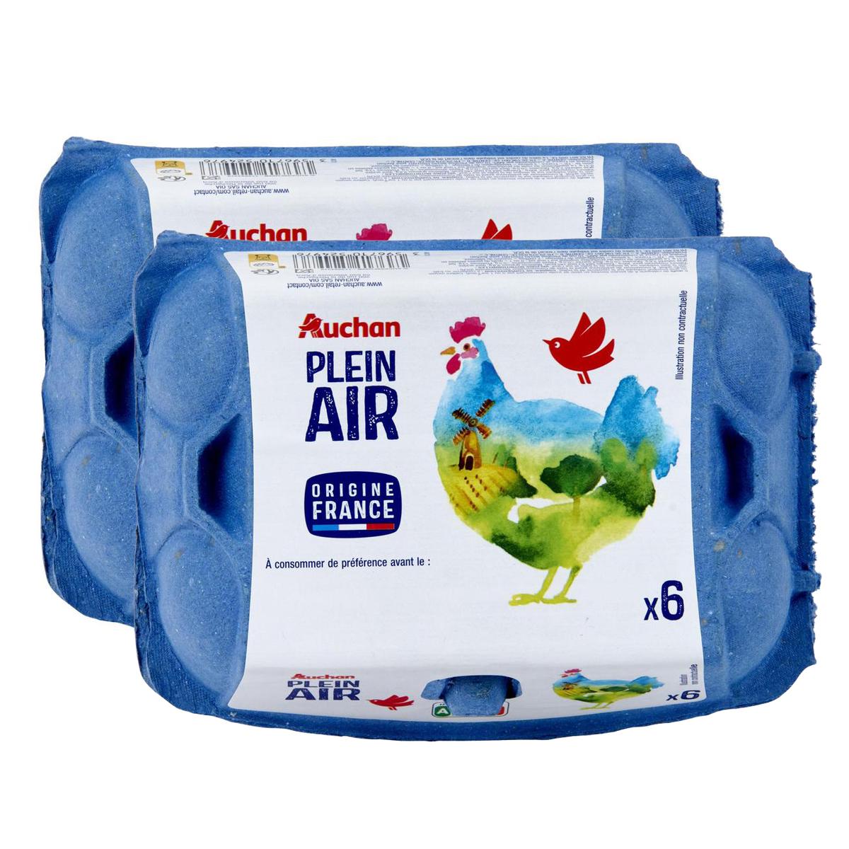 2050000410789 - Auchan - Oeufs de poules élevées en plein air