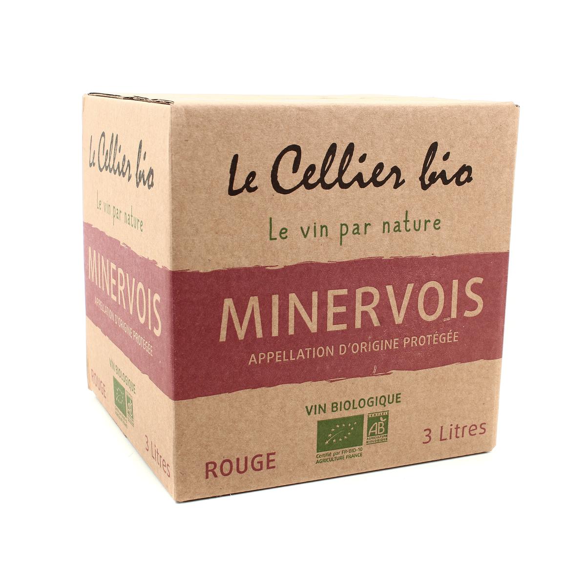 3760056651089 - Minervois rouge AOP - Le Cellier Bio 14°
