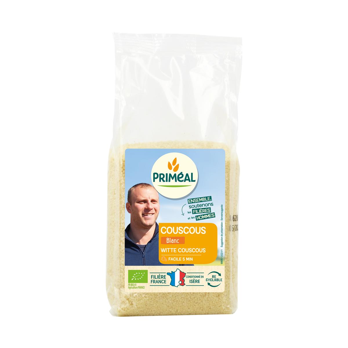 3380380101489 - Priméal - Couscous de blé Origine France bio