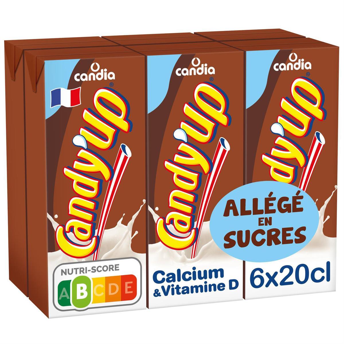 3533631722289 - Candy-Up - Boisson lactée Chocolat allégée en sucre