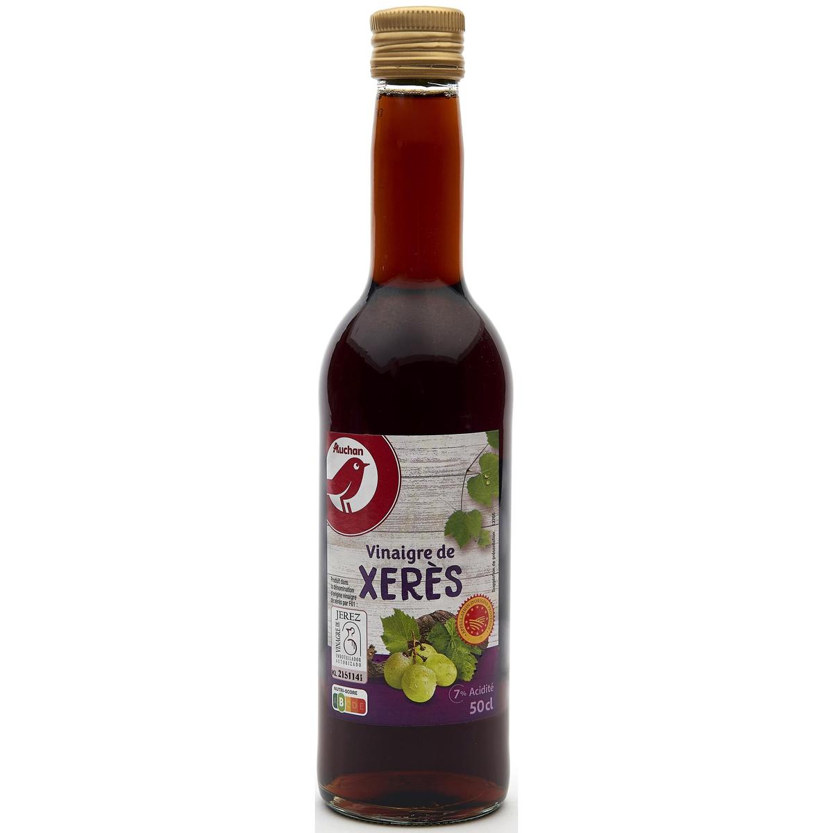 3596710002689 - Auchan - Vinaigre de Xérès AOP 7% d'Acidité