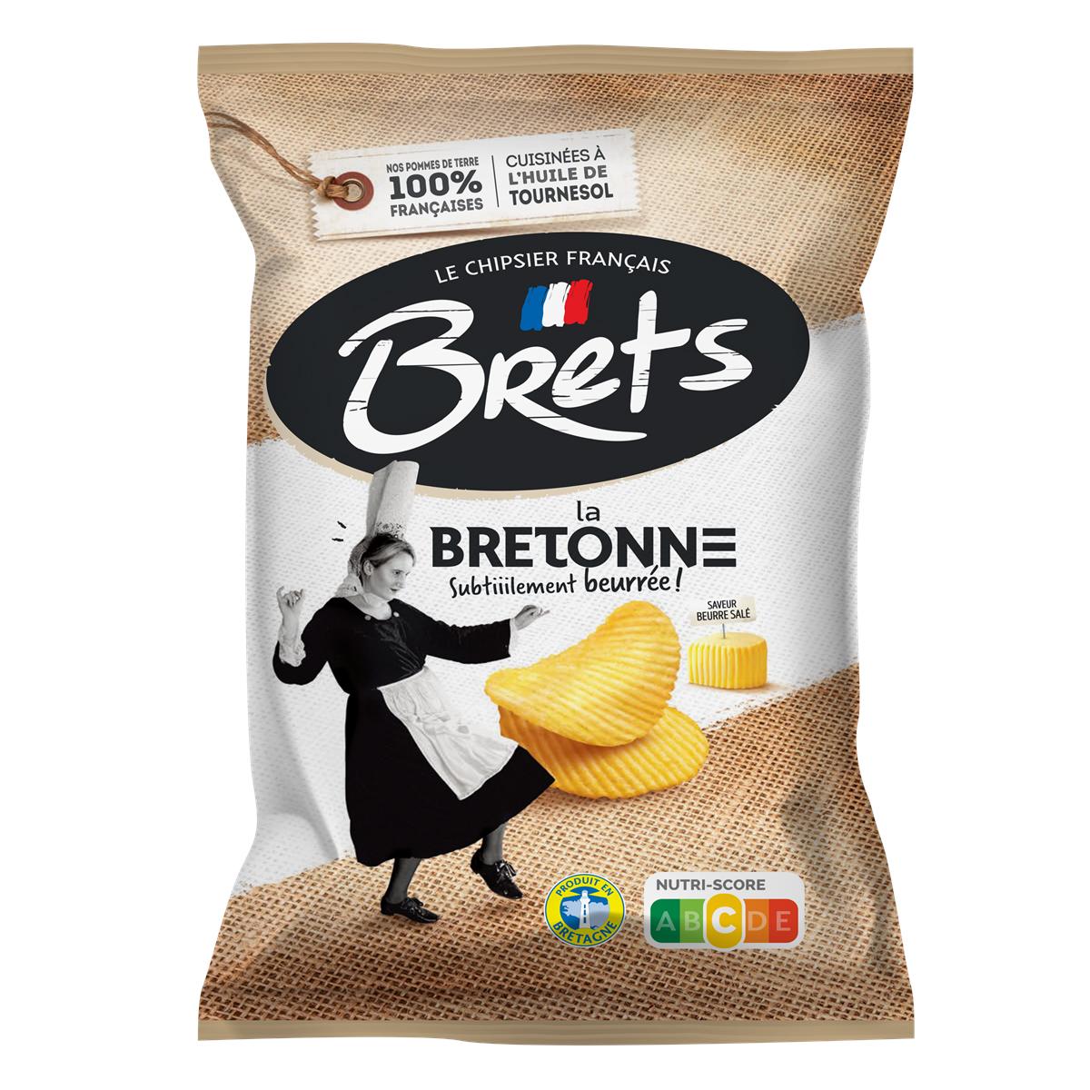 3497917002789 - Bret's - Chips Brets ondulées saveur Beurre salé
