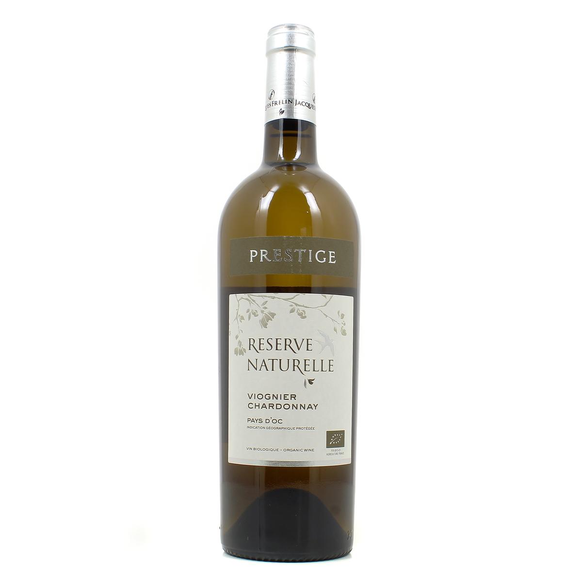 3380330002989 - Vin de pays d'Oc IGP - Réserve Naturelle Viognier- Chardonnay bio