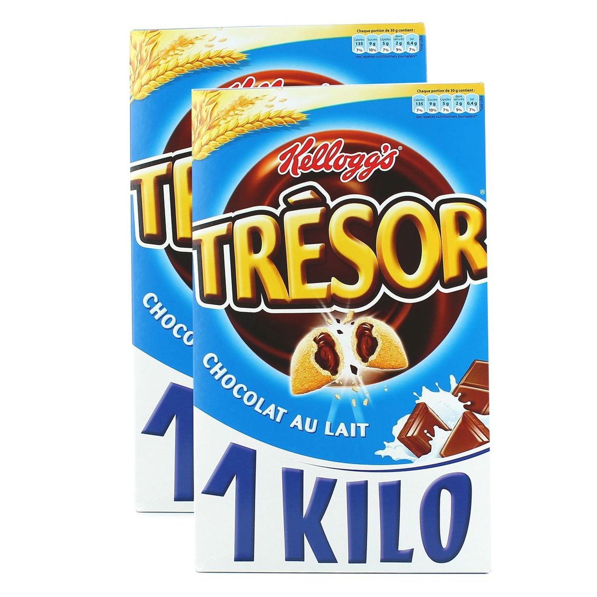 KELLOGG'S Trésor Céréales fourrées aux 3 chocolats