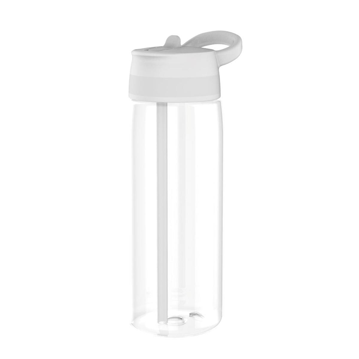 0707226935689 - Zak Designs - ON THE GO Bouteille souple paille intégrée blanc
