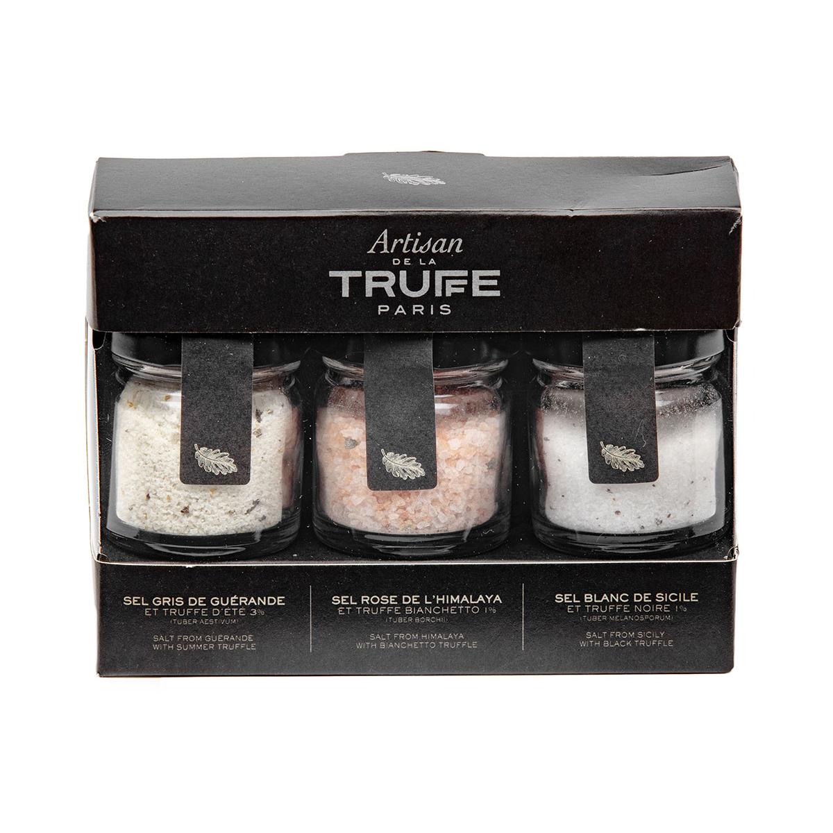 3392070019189 - Artisan de la Truffe - Paris - Coffret Trio de mini sels à la truffe