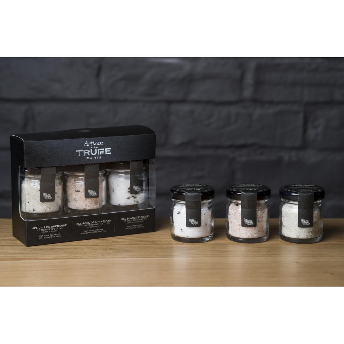 3392070019189 - Artisan de la Truffe - Paris - Coffret Trio de mini sels à la truffe