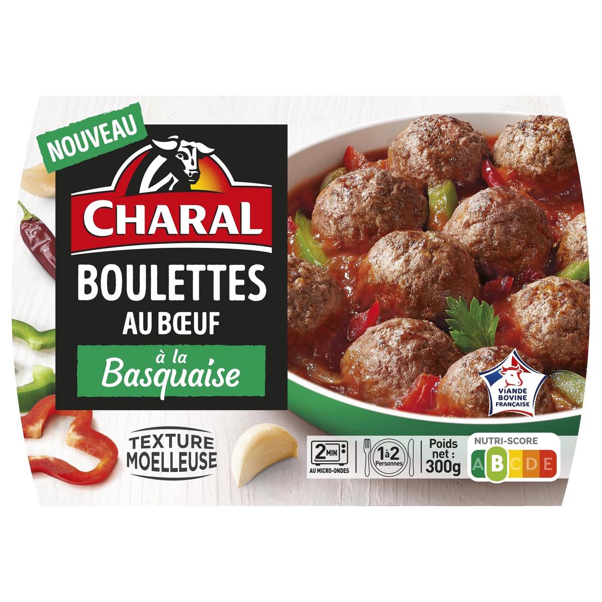 3181239100390 - Charal - Boulettes de Boeuf à la Basquaise