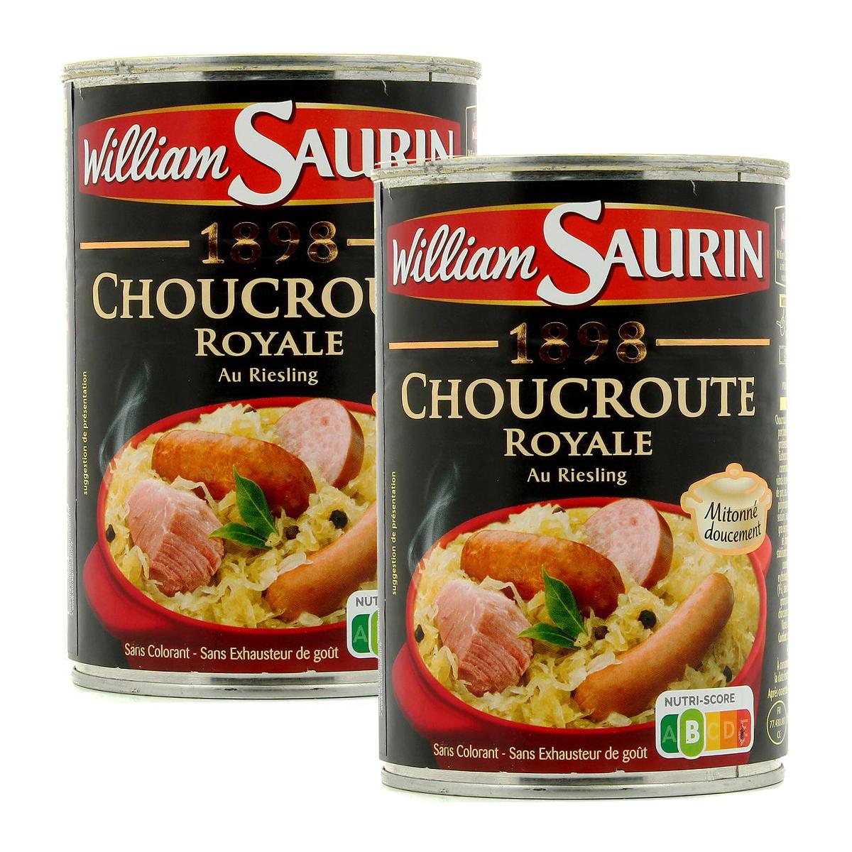 2050000101090 - William Saurin - Choucroute Royale au Riesling