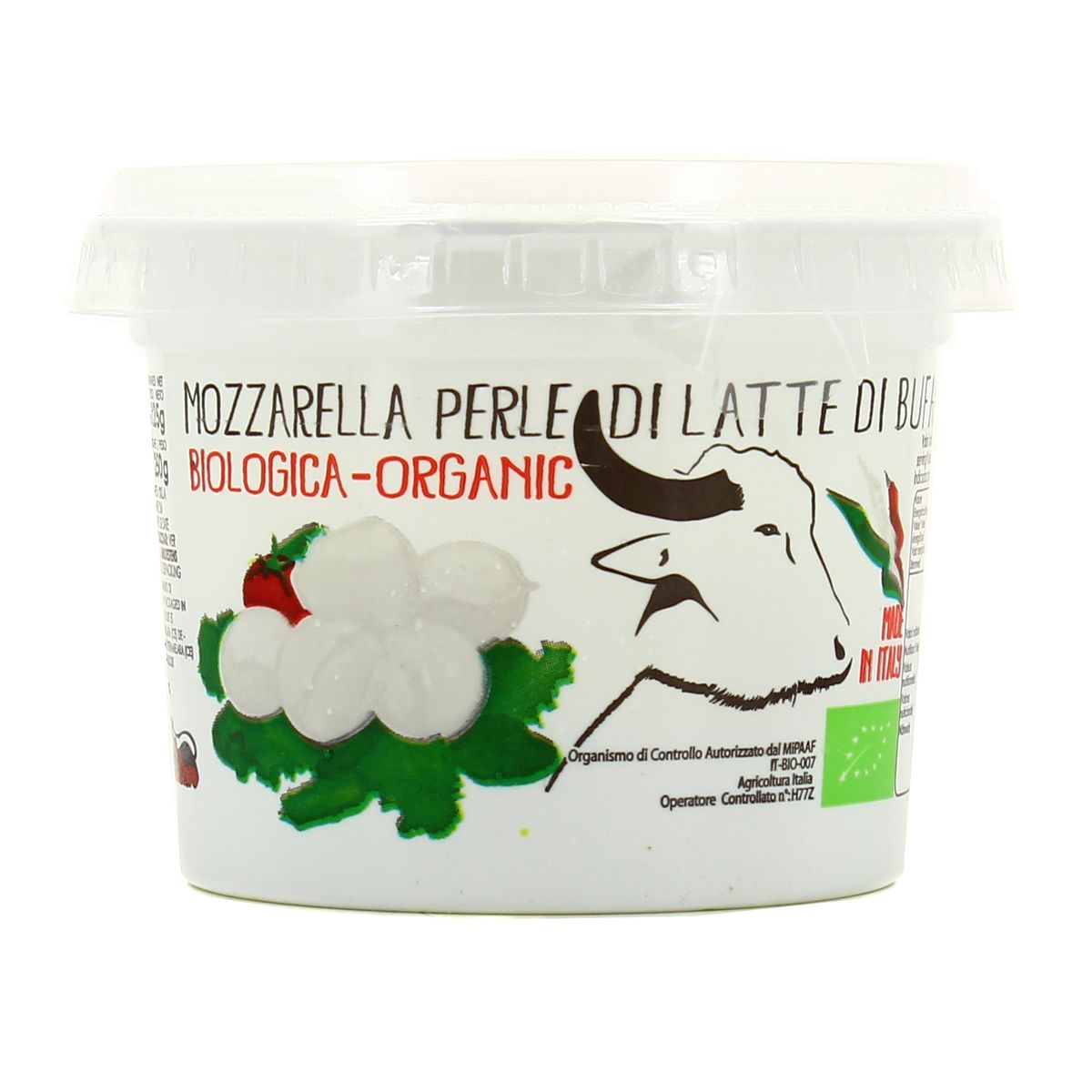 8032589051090 - Biologica - Mozzarella Perle de bufflonne bio