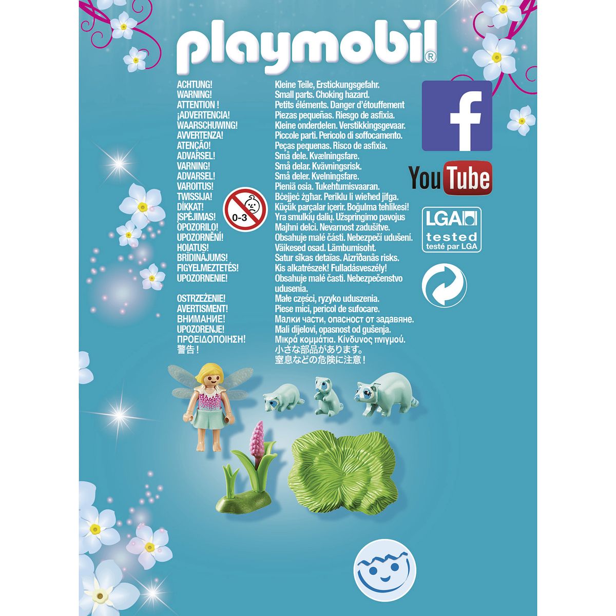 4008789091390 - PLAYMOBIL® Fairies - Fée avec ratons laveurs