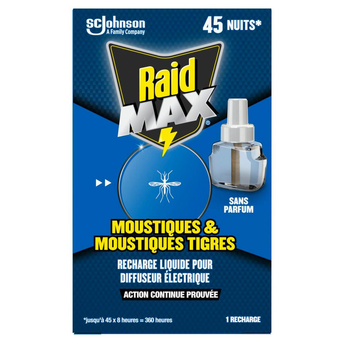 5000204335590 - Raid Max - Recharge Répulsif Moustiques et Moustique Tigres