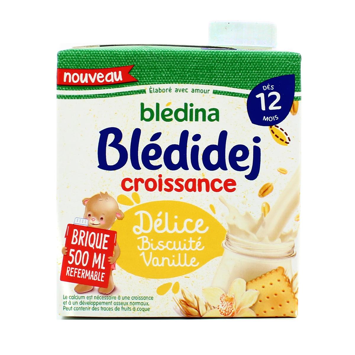 Bledina Bledi Dej Lait Croissance Delice Biscuite Vanille Des 12 Mois