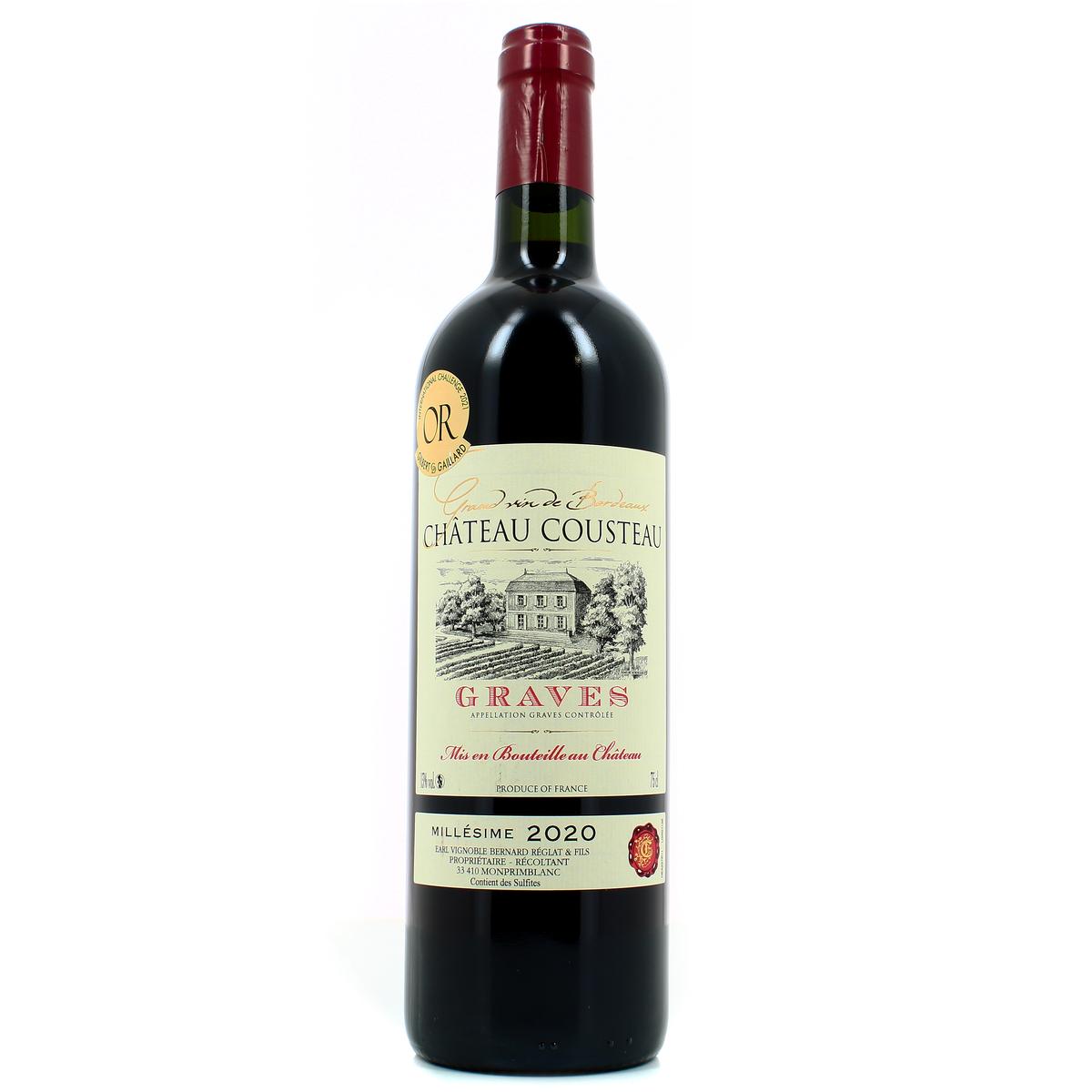 3348008837790 - Graves Rouge AOC - Château Cousteau