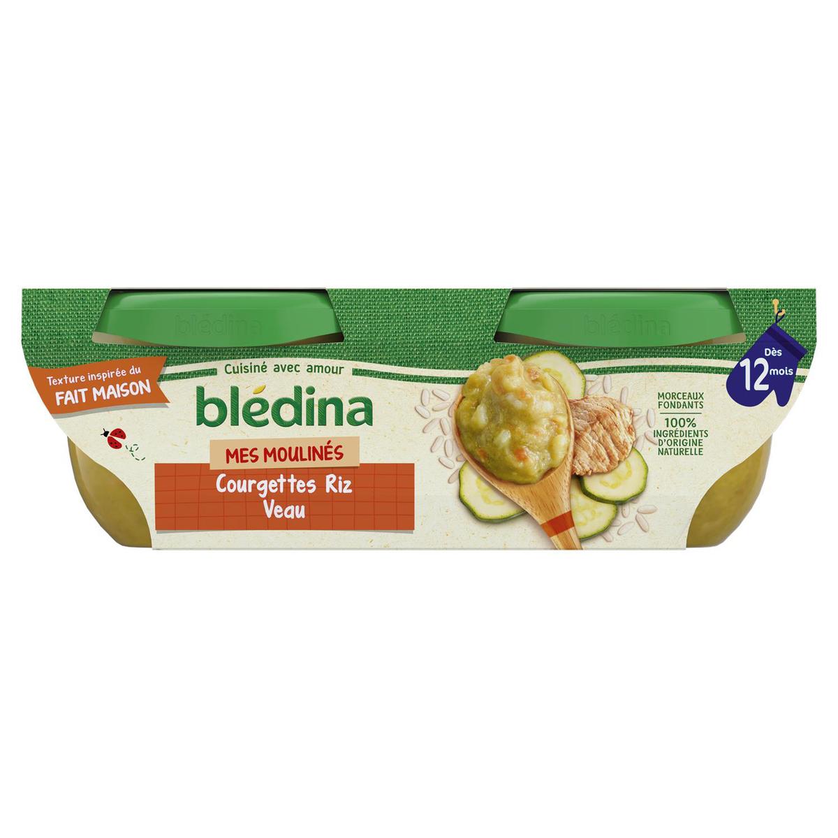 3041090767890 - Blédina - Idées de maman - Courgettes, riz, veau Bol Bébé dès 12 mois