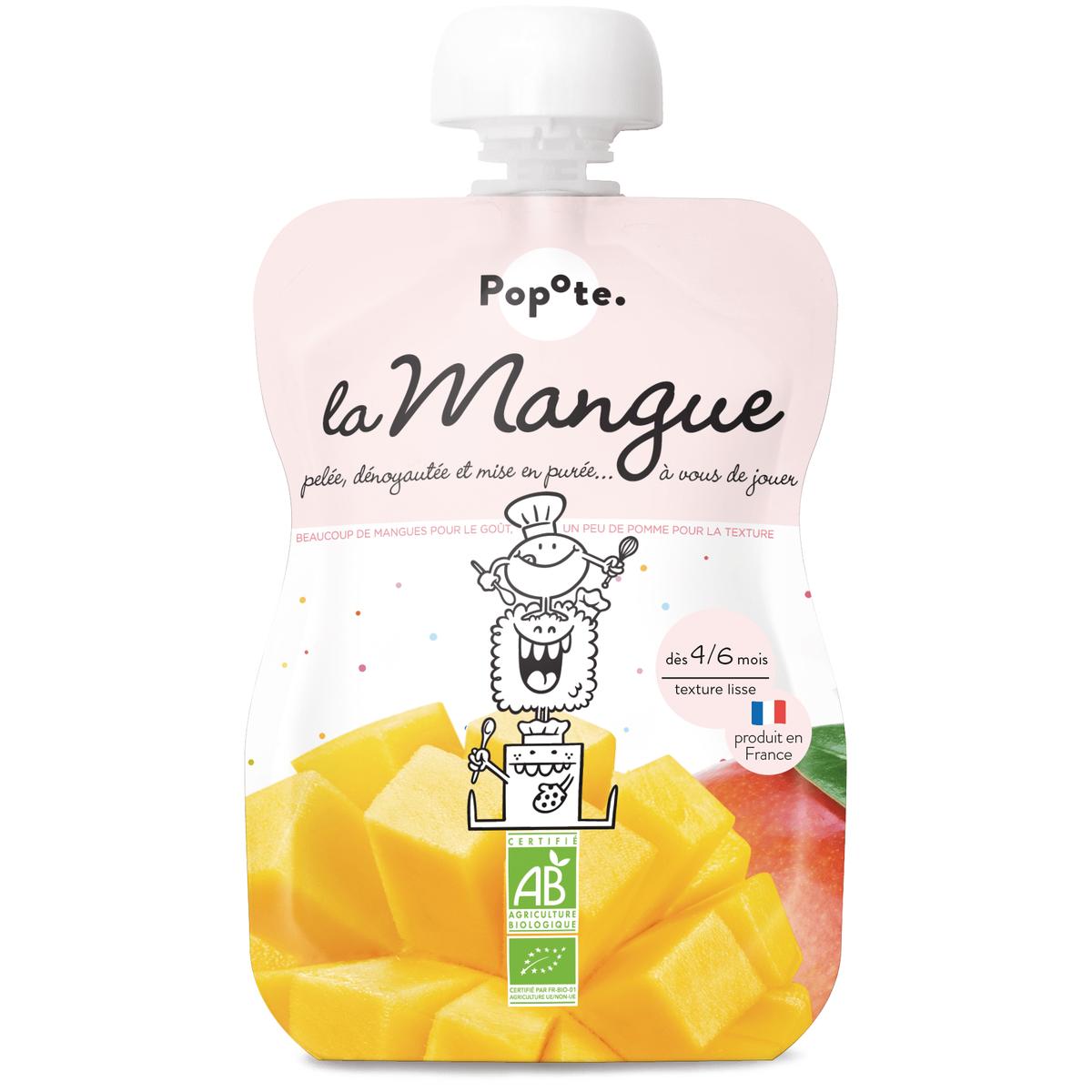 3760262840291 - Popote - Mangue Bio Gourde Bébé Dès 4/6 mois