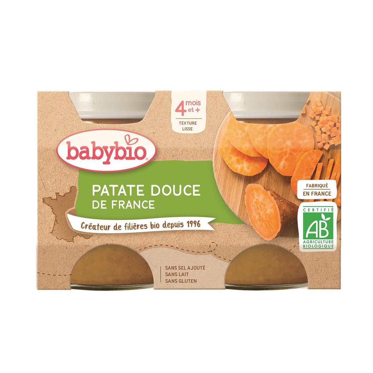 3288131510491 - Babybio - Patate Douce des Landes Bio Pot Bébé Dès 4 mois