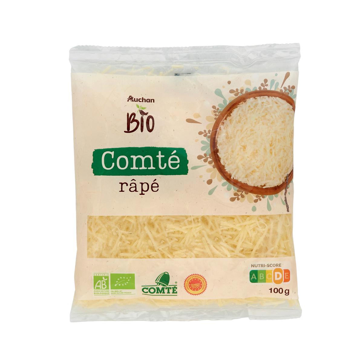 3596710470891 - Auchan BIO - Comté râpé bio AOP